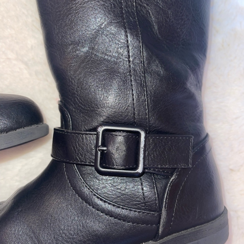 Girls Black Riding Boots Size 13
